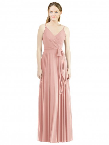 Buy Romantic Full length Long Chiffon Bridesmaid Dress