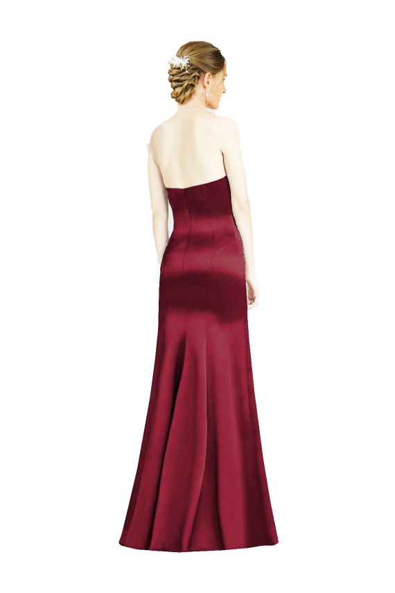 Buy Sweetheart Neckline Bridemaid Dress with Hips Seamed Detail