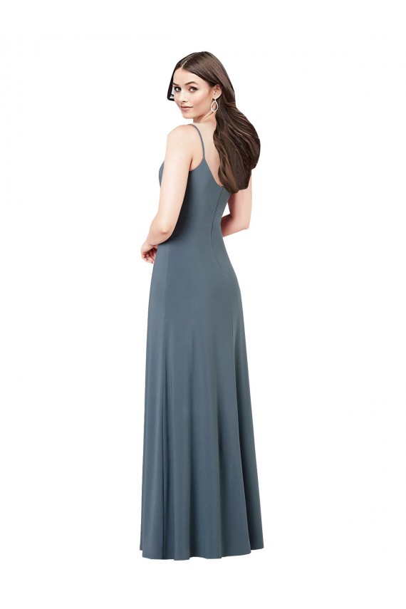 Buy Classic Spandex Bridesmaid Dress with Scoop Neckline