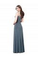 Buy Classic Spandex Bridesmaid Dress with Scoop Neckline